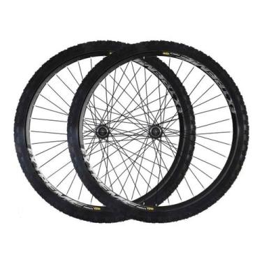 Imagem de Roda 29 vzan extreme 36f preto com cubo k7 shimano e pneus