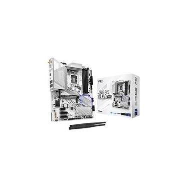 Imagem de Placa-Mãe ASRock Z890 Pro RS, Intel, LGA 1851, ATX, DDR5, WiFi, Branco - 90-MXBPE