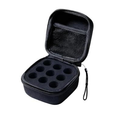 Imagem de oshhni Estojo para insulina na geladeira, estojo para transporte de insulina, versátil, rígido, premium e espesso, organizador de óleos essenciais para, Preto