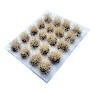 Imagem de YIJU Kit de modelo de terreno realista com de grama artificial para jardim de fadas e ferromodelismo, Marrom Claro