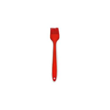 Imagem de Pincel Culinário de Silicone, 25 cm, Vermelho, Resistente até 180°C, 65g