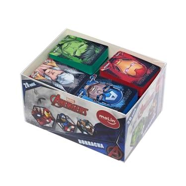 Imagem de Borracha Decorada, Molin, The Avengers, Sortidas, Caixa x20 unidades, Multicor