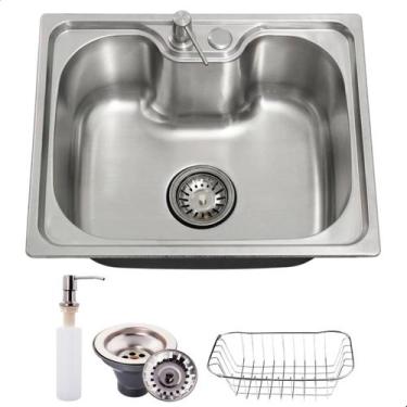 Imagem de Cuba de Cozinha Gourmet Inox Softinox 50x40cm Escovada  21cm Profundid