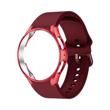 Imagem de Pulseira Esportiva Para Samsung Galaxy Watch 4 5 6 5Pro Com Estojo + P