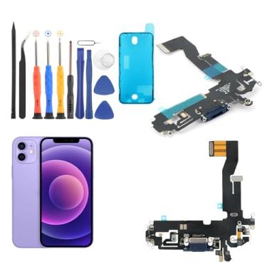 Imagem de Conector Dock para iPhone 12 Pro Porta de Carregamento Flex Substituição para iPhone12 Carregador USB Conector Placa Dock com Ferramentas