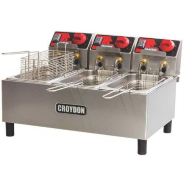Imagem de Fritadeira Elétrica 9 Litros 3 Cestos FC3A Croydon Inox 220V