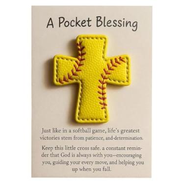 Imagem de A Pocket Blessing Cross Token – Edição Esportiva Presente Cruzado de Bolso Feito à Mão Presente Cristão Inspirador para Atletas, Equipes e Grupos Juvenis, Significativo, Presentes de Equipe e
