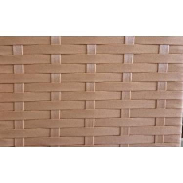 Imagem de Baú Organizador para Brinquedos, Fibra Sintética, 70x40cm, Caixa de Armazenamento (AVELÃ)