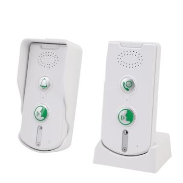 Imagem de Zyyini Intercomunicador de Voz de 2 Vias, Intercomunicador de Super Longo Alcance de 1640 Pés, Instalação Fácil de Segurança Doméstica, à Prova de água IP54, Interno Externo para