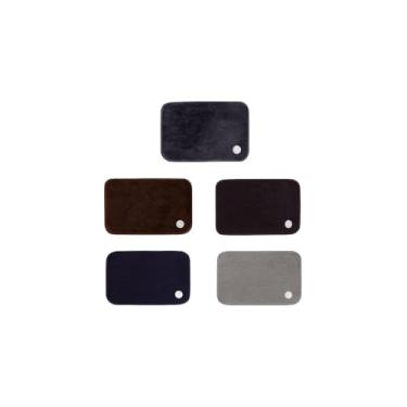 Imagem de Tapete Felpudo Multiuso Antiderrapante, 40x60cm, Alta Densidade, Cores Sortidas (Azul, Preto, Marrom, Cinza), para Sala, Quarto, Banheiro