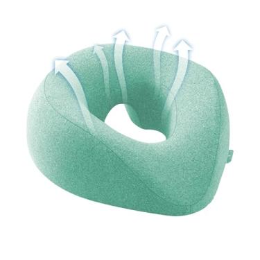 Imagem de Almofada de Massagem para Dormir de Rosto para Baixo - Espuma Viscoelástica Capa Removível Suporte para Cabeça - Travesseiro Para Dormir De Bruços,Para De Lado Piercing Na Orelha Após BBL Sesta