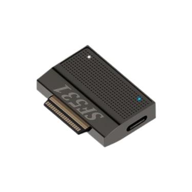 Imagem de ZEZEFUFU Adaptador magnético USB 3.1 Tipo-C fêmea conector de carregamento magnético PD para superfície