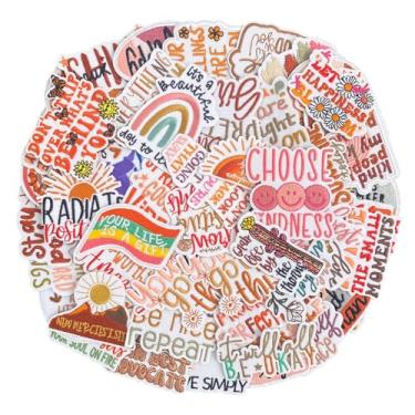 Imagem de J.CARP 50 peças Boho Positive Iron on Patches, Bohemian Inspirational Embroidery Patches, Retro Hippie Style Costura/Iron-on Patch para roupas, chapéus, mochilas, jaquetas e bolsas.