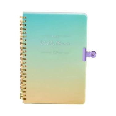 Imagem de Planejador Semanal A5 2024 Agenda De 52 Semanas Caderno Com Estojo Mat