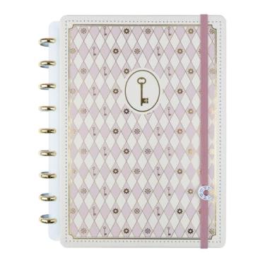 Imagem de Caderno Inteligente, Médio, Isa Akkari, Rose Key, 190x255 mm, 80 Folhas