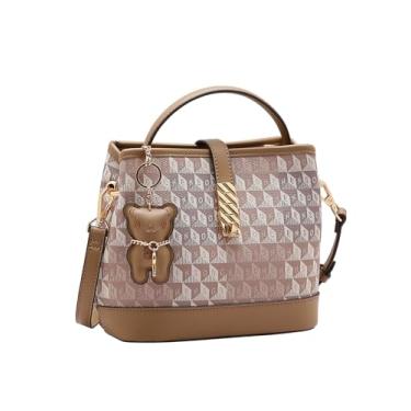 Imagem de Bolsa Luxo Casual Monograma tridimensional Chenson - Bege 3485424