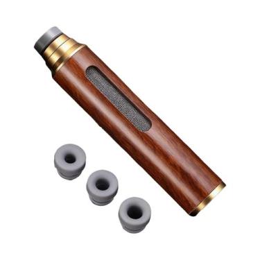 Imagem de Cinzeiro Portátil De Madeira Em Forma De Noz, Mini Cinzeiro Sem Fumaça