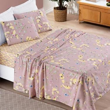 Imagem de Jogo de Cama Queen Bouti 04 Peças Lavanda - BIA ENXOVAIS