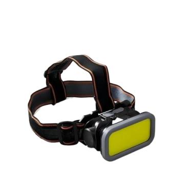 Imagem de Lanterna de cabeça recarregável robusta e durável ideal para aventuras ao ar livre pesca e trabalho À prova d'água