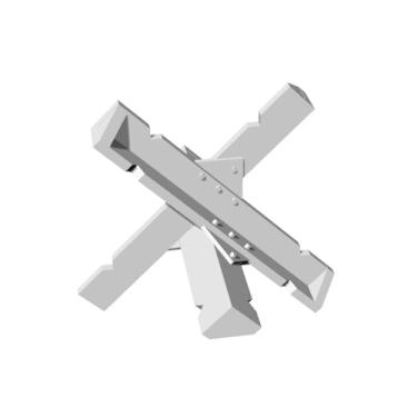 Imagem de MRY-SFW Barricada antitanque modelo cena trem escala HO