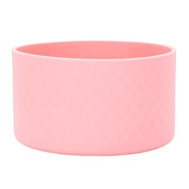 Imagem de ZJchao Bota de Garrafa de água de Silicone, Capa Protetora Antiderrapante para Garrafas Owala FreeSip 32 Onças 40 Onças Com Base Antiderrapante e Design Ergonômico (Rosa claro)