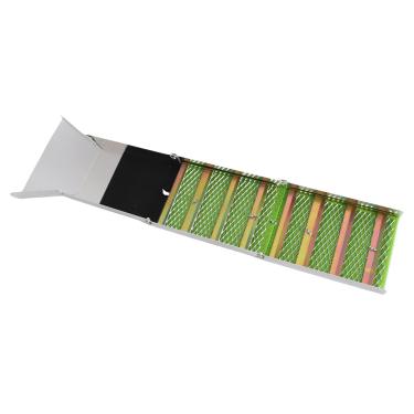 Imagem de Hilitand Caixa de Eclusa Dobrável, 50in 127cm Portátil Liga de Alumínio Ouro Eclusa Equipamento de Mineração Sem Esforço para Exploração de Fluxo de Rio