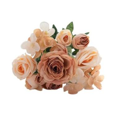 Imagem de Guirlanda De Flores Artificiais De Rosa De Seda De Alta Qualidade Para