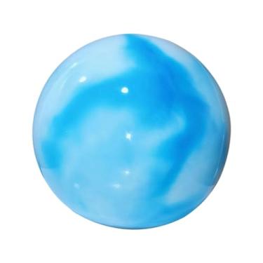 Imagem de YIJU Bola de Ginástica Rítmica Inflável e de 18 cm (7,09 polegadas) para Treinamento, Apresentação, Prática e Competição de Dança, Azul Nuvem