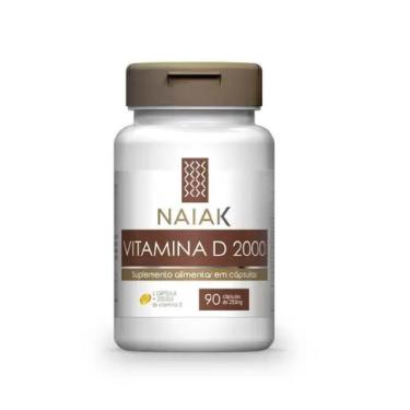 Imagem de Vitamina D3 2000 UI 90 Cápsulas Naiak-Unissex