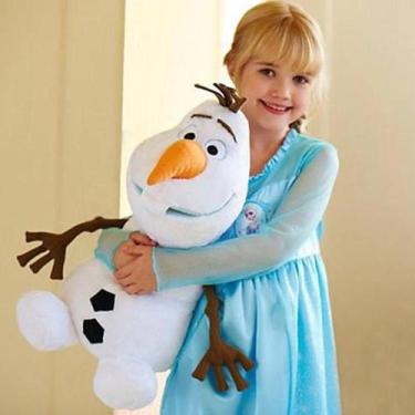 Imagem de Brinquedo De Pelúcia Olaf O Boneco De Neve Congelado 30/45cm, Boneco D