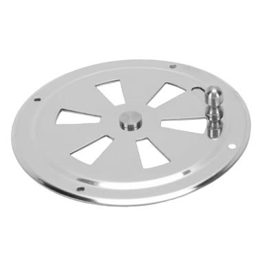 Imagem de aqxreight Tampa de Ventilação de Ar para Barco Em Aço Inoxidável, Grelha Com Veneziana, Placa de Ventilação Redonda Marinha para Iate (4in)