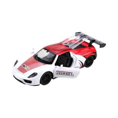 Imagem de Brinquedo De Carro De Corrida Infantil 136 Em Liga 918 Com Pista De Re