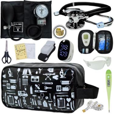 Imagem de Kit Enfermagem Aparelho Pressão Esteto Frete Grátis Promocao - Love Sa