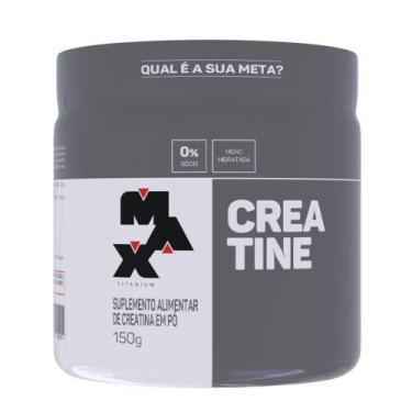 Imagem de Suplemento Academia Creatina Max Titanium Em Pó Pote 150g Creatina Sem