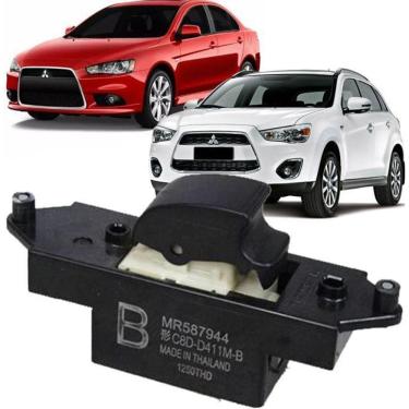 Imagem de Botao Interruptor Vidro Eletrico Outlander Lancer E Asx