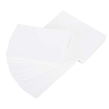 Imagem de Papel cartolina branco grosso premium pesado acabamento liso 100 folhas para elaboração de livros de convites de scrapbooking 15 x 10 cm 5,9 x 3,9 pol. (Ângulo arredondado)