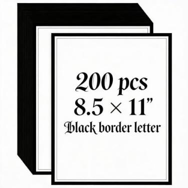 Imagem de Glenmal 200 peças de papel timbrado para o dia dos namorados, 21 x 28 cm, papel timbrado em massa tamanho carta, papel timbrado para casamento, cartões comemorativos, poemas, convites, impressão de