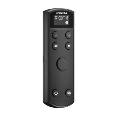 Imagem de AODELAN Controle remoto sem fio compatível com câmeras Canon, recarregável USB-C, tela OLED, liberação do obturador – compatível com Canon EOS R1 R3 R5 R6 R7 R10 M50 e mais (substituição BR-E1)