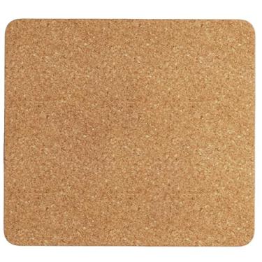 Imagem de Go4Cork Quadro quadrado sem moldura de cortiça 445 x 445 mm (44,5 cm x 17,5), placa sem moldura, cortiça natural