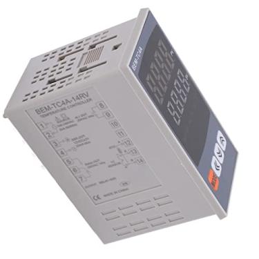 Imagem de WALFRONT Termostato Digital, Controlador de Temperatura PID Com Revestimento Removível e Saída de Estado Sólido de relé, para Indústria de Motores de Eletrodomésticos 100-240VAC (BEM-TC4A-14RV)