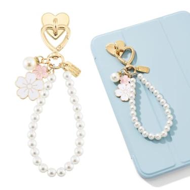 Imagem de WOZEAH Correntes charmosas para Kindle, acessórios de pulseira de telefone para leitores amantes de livros, pingentes compatíveis com E-Reader, Liga metálica, Sem Pedra Preciosa