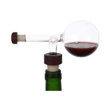 Imagem de Aerador De Vinho Tinto Portátil Transparente Com Bico De Vidro Para Ba