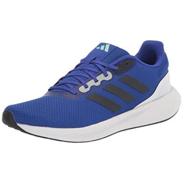 Imagem de Adidas Tênis masculino Run Falcon 3.0, Azul lúcido/tinta/branco, 42 BR
