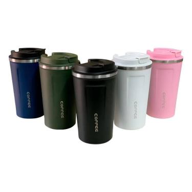 Imagem de Copo De Café Térmico Anti-Vazamento Parede Dupla Inox 5 Pret