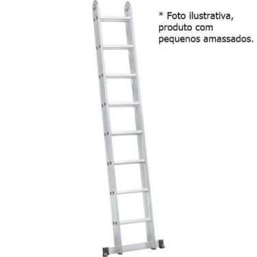 Imagem de Escada Multifunção 8 degraus  Vonder 2x8 Pequenos Amassados