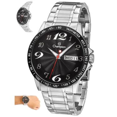 Imagem de Relógio Champion Masculino Ref: Ca31159t Casual Aço Prateado