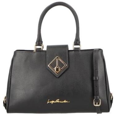 Imagem de Bolsa Estruturada Grande Em Couro Luiza Barcelos 77771096-Feminino