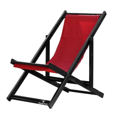Imagem de Espreguiçadeira Preguiçosa Dobrável Black Sb-vermelho