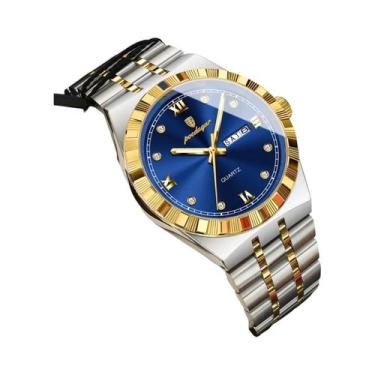 Imagem de Relógio De Pulso Masculino POEDAGAR De Quartzo Luxuoso E Moderno, À Pr