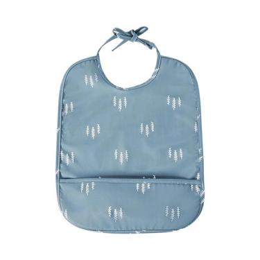 Imagem de Babadores Ajustáveis Impermeáveis De PU Para Bebês, Sem Mangas, Estilo